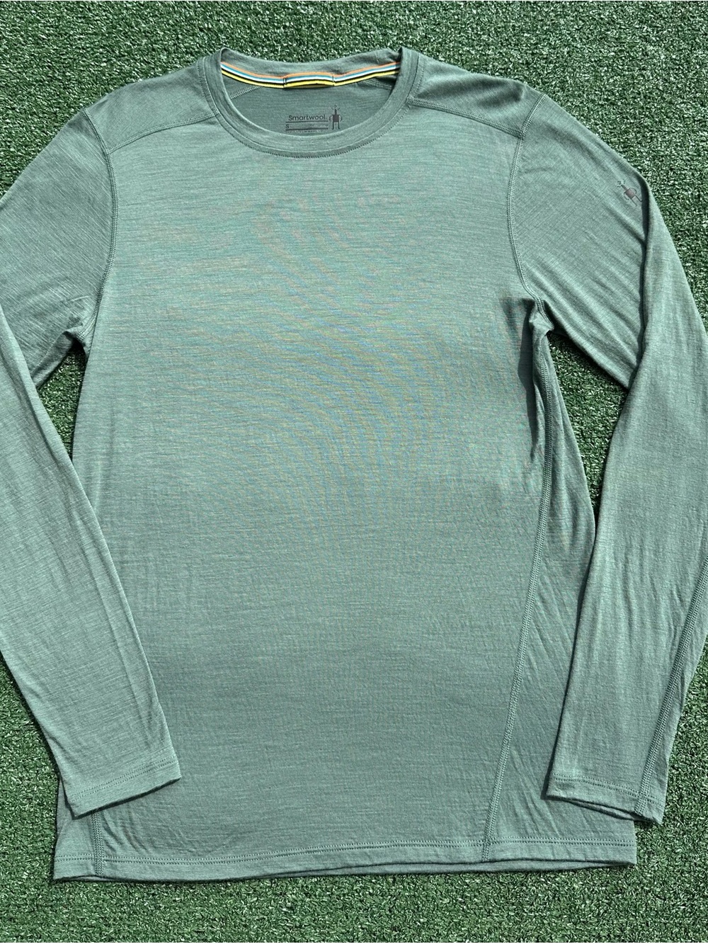 SmartWool Classic All Season Merino Green Long Sleeve Base Layer Top Men’s Small